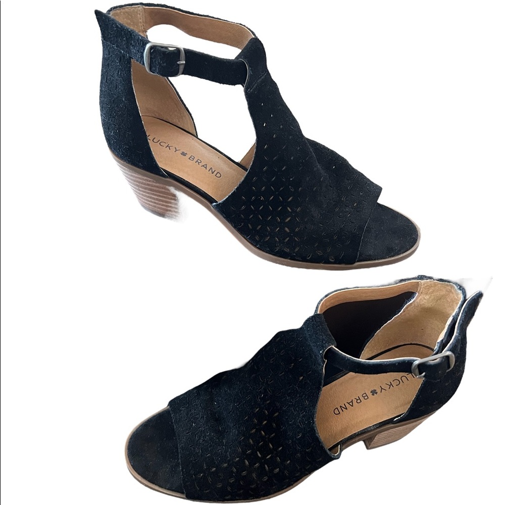 Lucky Brand Suede Sandals Size 8